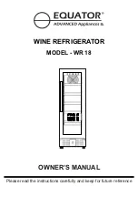 Equator WR 18 Owner'S Manual предпросмотр