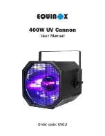 Equinox Systems 400W UV Cannon User Manual предпросмотр