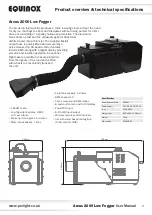 Предварительный просмотр 3 страницы Equinox Systems Arcus 2000 User Manual