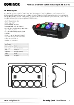 Предварительный просмотр 3 страницы Equinox Systems Butterfly Quad User Manual