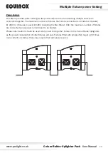 Preview for 13 page of Equinox Systems Colour Raider Uplighter Pack User Manual