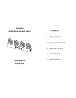 Предварительный просмотр 1 страницы Equinox Systems EQLED020 User Manual