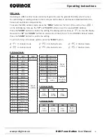 Предварительный просмотр 6 страницы Equinox Systems EQLED032 User Manual