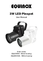 Предварительный просмотр 1 страницы Equinox Systems EQLED040 User Manual