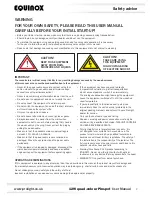 Предварительный просмотр 2 страницы Equinox Systems EQLED041 User Manual