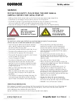 Preview for 2 page of Equinox Systems EQLED101 User Manual