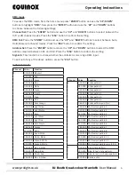 Предварительный просмотр 5 страницы Equinox Systems EQLED12N User Manual