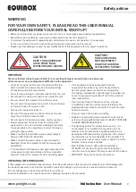 Preview for 2 page of Equinox Systems EQLED201 User Manual