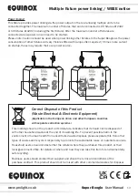 Предварительный просмотр 12 страницы Equinox Systems EQLED203 User Manual