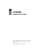 Предварительный просмотр 3 страницы Equinox Systems Equinox Console Manager CCM4850  CCM4850 CCM4850 Installer/User Manual