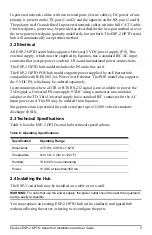 Предварительный просмотр 9 страницы Equinox Systems ESP-2 OPTO Installation And User Manual