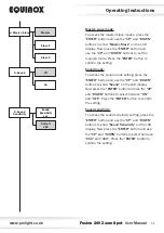 Preview for 11 page of Equinox Systems Fusion 200 Zoom Spot User Manual