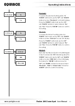 Preview for 13 page of Equinox Systems Fusion 200 Zoom Spot User Manual