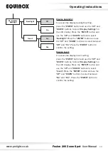 Preview for 14 page of Equinox Systems Fusion 200 Zoom Spot User Manual