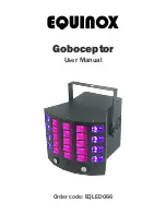 Equinox Systems Goboceptor User Manual preview