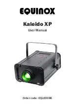 Equinox Systems Kaleido XP User Manual предпросмотр