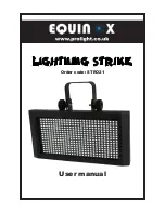 Preview for 1 page of Equinox Systems Lighting strike STRO21 User Manual