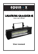 Предварительный просмотр 1 страницы Equinox Systems LIGHTNING CRACKER 2 User Manual