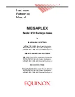 Equinox Systems MEGAPLEX Hardware Reference Manual предпросмотр