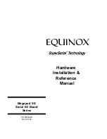 Предварительный просмотр 1 страницы Equinox Systems Megaport SS Serial I/O Board Series Hardware Installation & Reference Manual