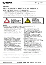 Предварительный просмотр 2 страницы Equinox Systems MicroPar RGBW User Manual