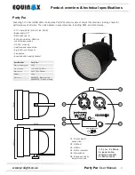 Preview for 3 page of Equinox Systems Party Par EQLED015 User Manual