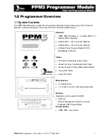 Preview for 12 page of Equinox Systems PPM3 MK2 User Manual