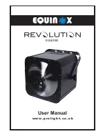 Equinox Systems Revolution EQLED80 User Manual предпросмотр