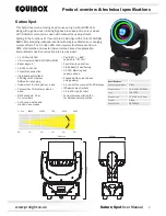 Предварительный просмотр 3 страницы Equinox Systems Saturn Spot User Manual