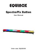 Предварительный просмотр 1 страницы Equinox Systems SpectraPix Batten User Manual