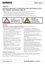 Предварительный просмотр 2 страницы Equinox Systems SpectraPix Batten User Manual