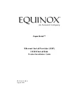 Equinox Systems SuperSerial Product Installation Manual предпросмотр