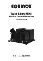 Предварительный просмотр 1 страницы Equinox Systems Twin Shot MKII Electric Confetti Launcher User Manual