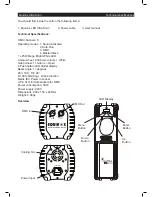 Предварительный просмотр 4 страницы Equinox Systems Ultra LED Scan EQLED75 User Manual