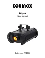 Equinox Systems WATE03 User Manual предпросмотр