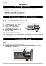 Предварительный просмотр 2 страницы Equip 245400 Quick Manual