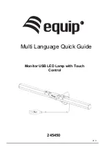 Предварительный просмотр 1 страницы Equip 245450 Multi Language Quick Manual