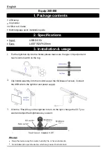 Предварительный просмотр 2 страницы Equip 245450 Multi Language Quick Manual