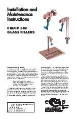 Preview for 1 page of Equip 5GF Series Installation And Maintenance Instructions