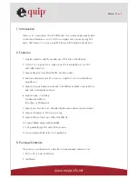 Preview for 3 page of Equip Desktop KVM Switch Manual