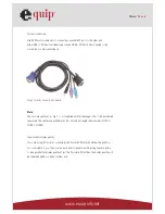 Preview for 6 page of Equip Desktop KVM Switch Manual