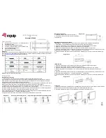 Preview for 2 page of Equip Universal 650200 Quick Installation Manual