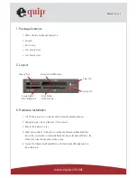 Preview for 3 page of Equip USB 2.0 Ultimate Card Reader Manual