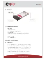 Preview for 5 page of Equip USB2.0 PCMCIA Adapter 2 Port Manual