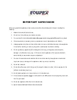 Preview for 2 page of Equipex FC-26 Operation Manual