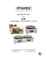 Equipex SODIR 350-E Operation Manual preview