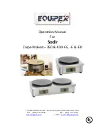 Preview for 1 page of Equipex SODIR 350-E Operation Manual