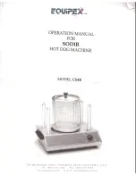 Equipex SODIR CS4E Operation Manual preview