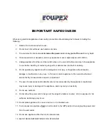 Предварительный просмотр 2 страницы Equipex SODIR FC-103 Operation Manual