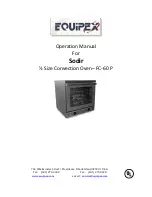 Предварительный просмотр 1 страницы Equipex SODIR FC-60 P Operation Manual